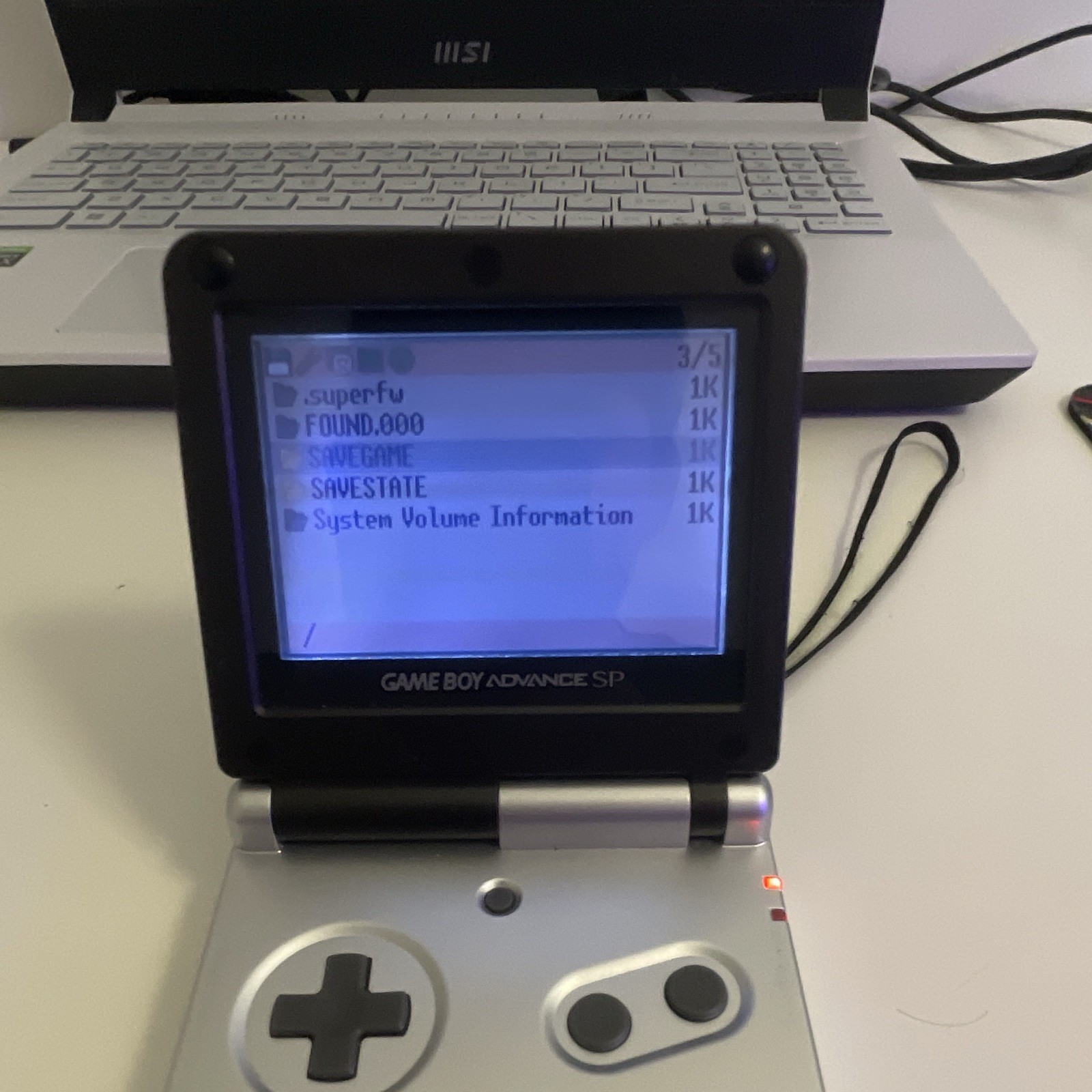 Nintendo Game Boy Advance SP (CASH ONLY) NO CHARGER + NO USB STICK ADAPTER