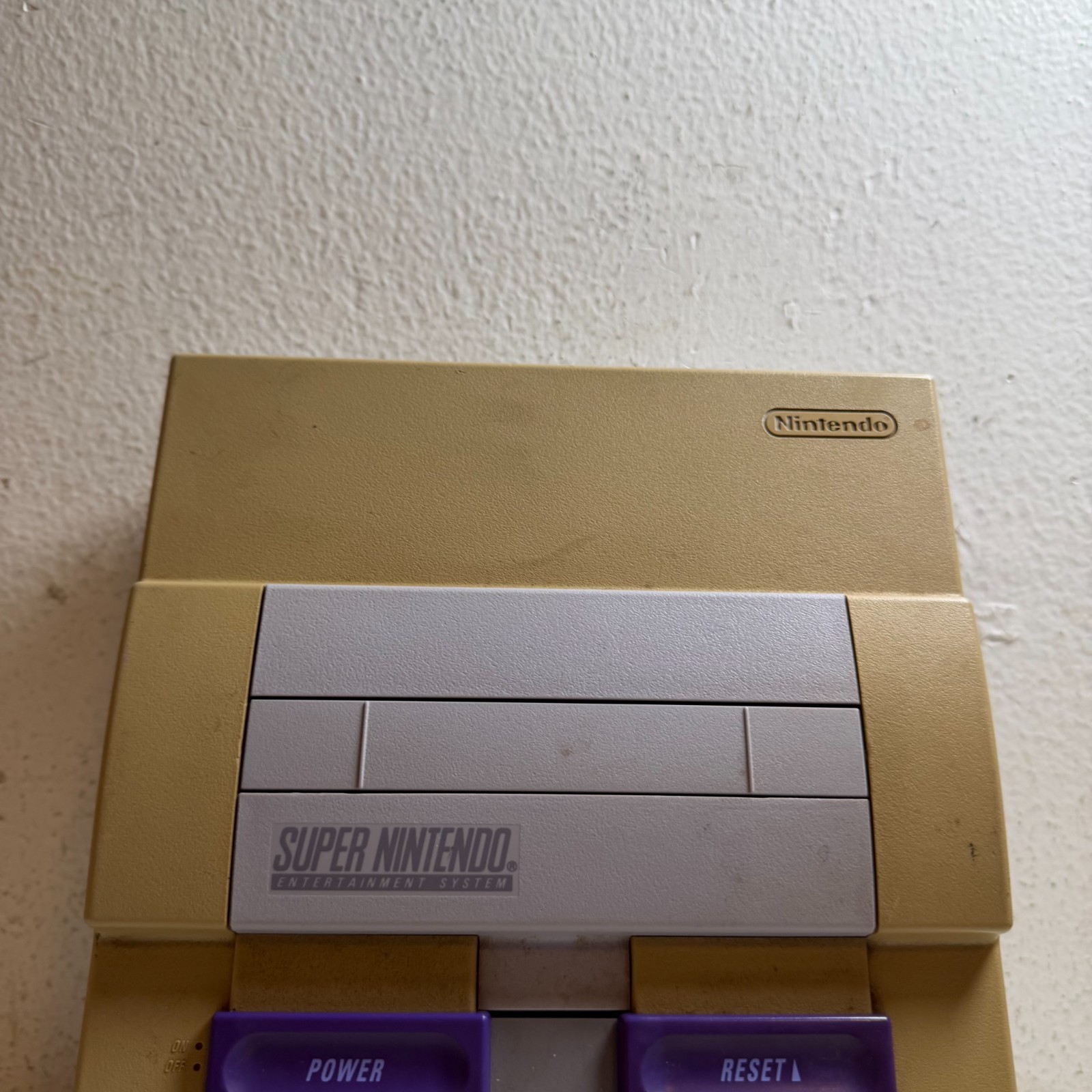 Super Nintendo SNES SNS-001 Beige 16-Bit Video Gaming Console – For Parts