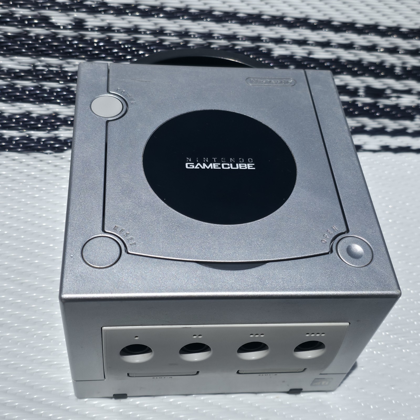 Nintendo Gamecube Platinum Silver Console DOL-101 Console Only Tested & Working