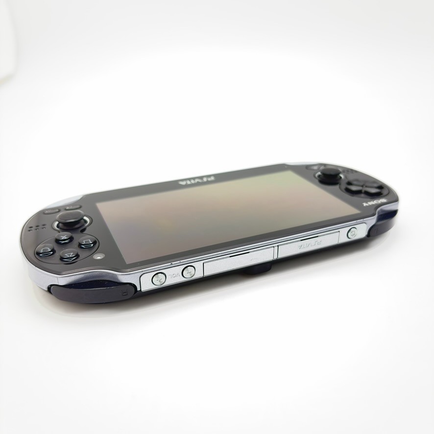 Sony PS Vita PCH-1100 Crystal Black 3G/Wi-Fi Model Console OLED Boxed From Japan