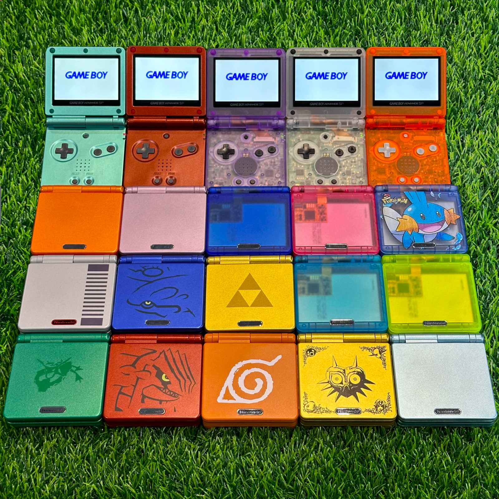 Nintendo Gameboy Advance SP *CHOOSE SHELL & SCREEN* AGS 001 101 IPS V2 Reshell