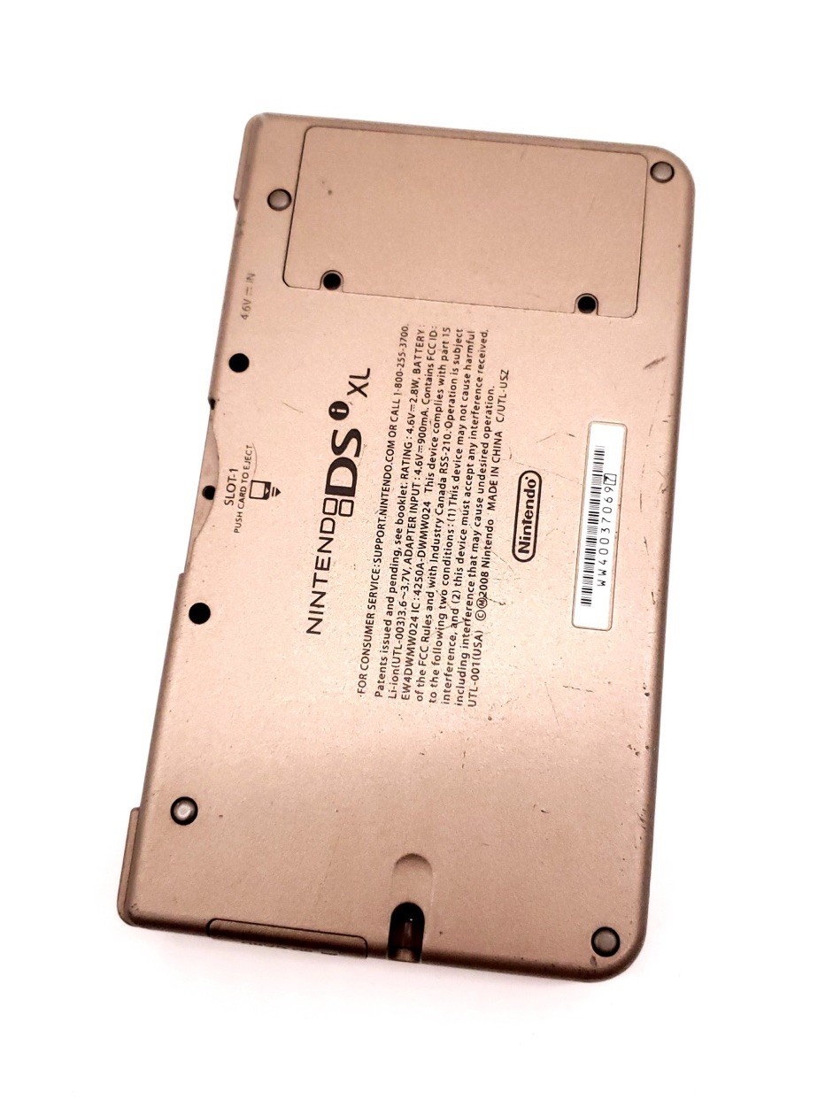 Nintendo DSi XL Bronze Handheld Console System UTL-001 W/ Stylus & Charger WORKS