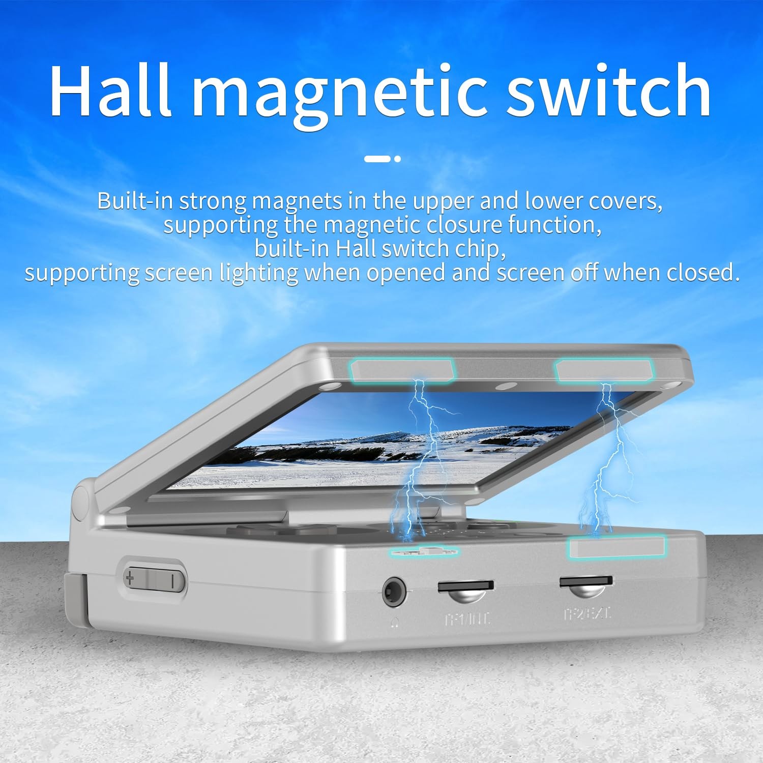 RG35XXSP Handheld Game Console RG35XX SP Clamshell Retro Game Console with 64…