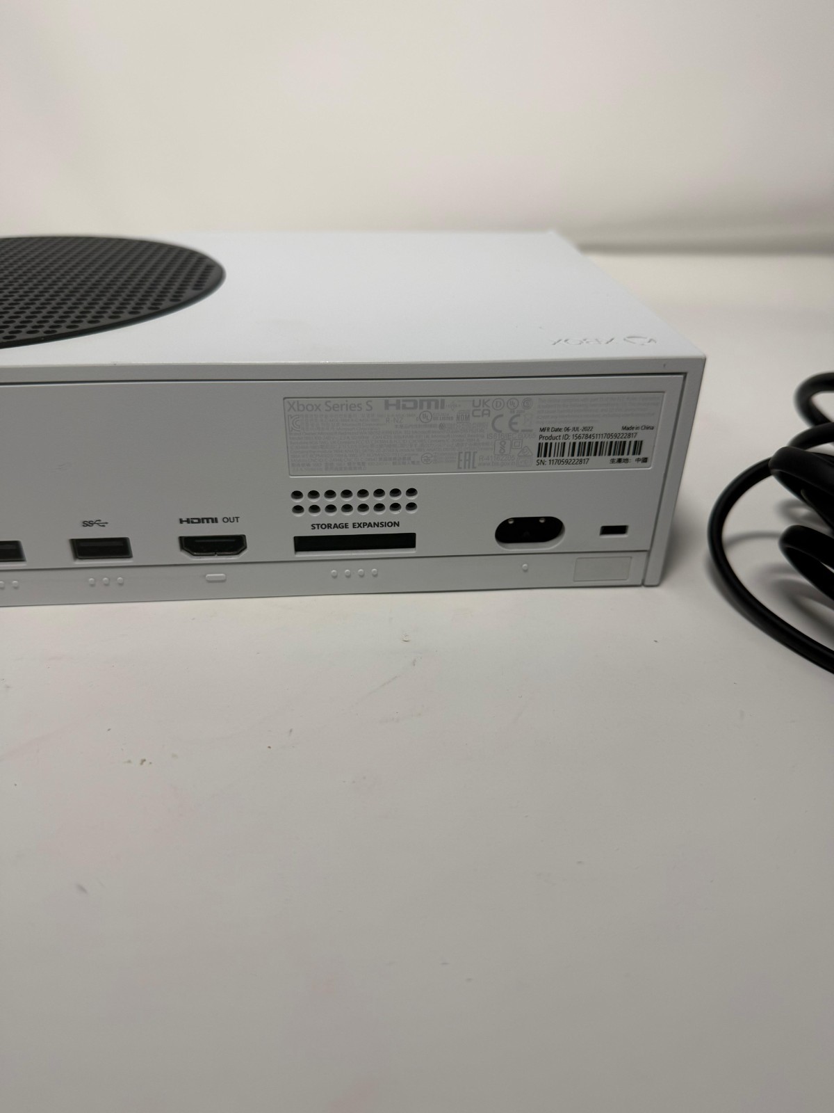Xbox Series S Console w/ Controller & Cables – Tested & Working – Good Condition