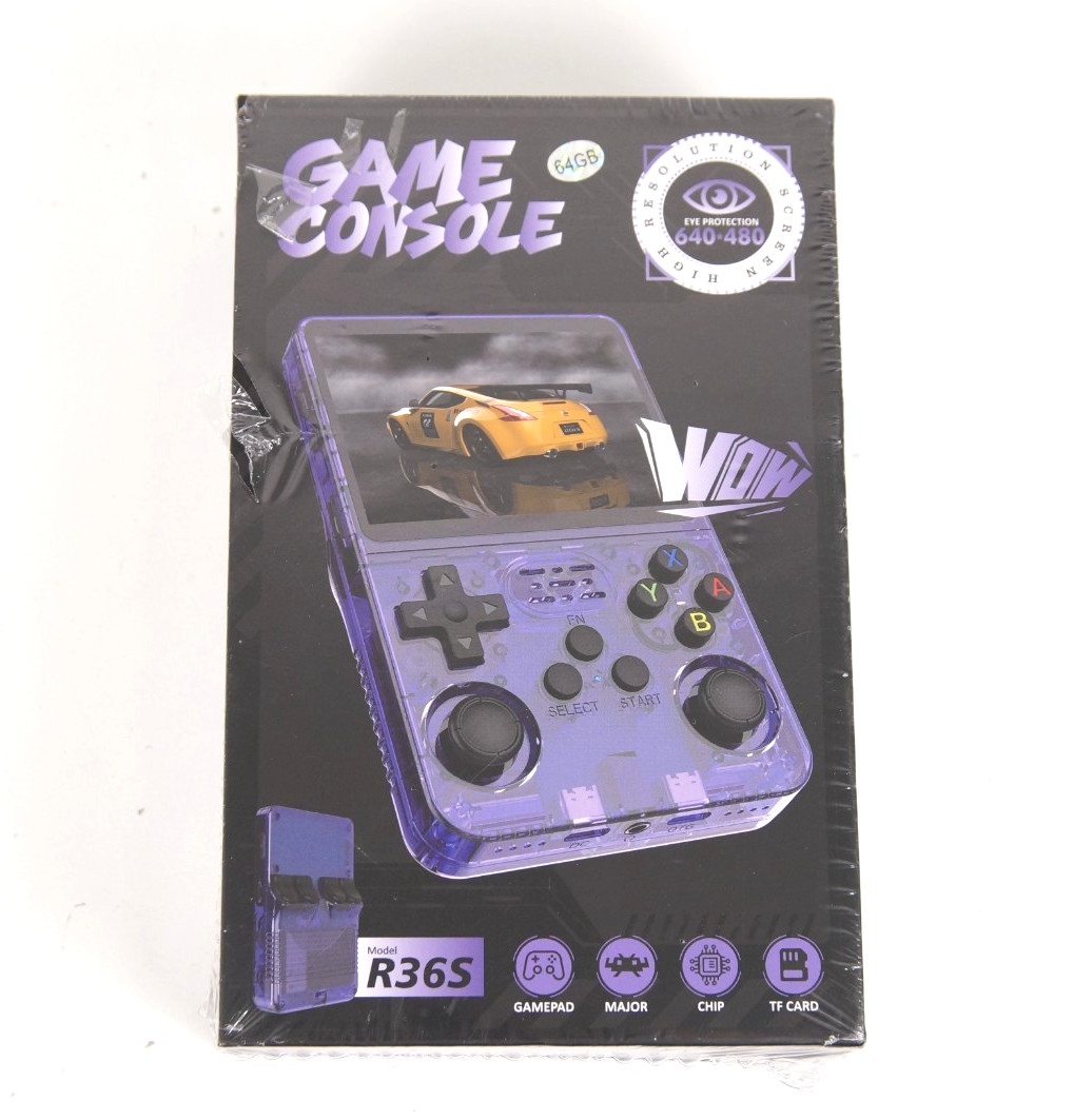 64gb Handheld Game Console With Built In Emulator R36S – White Color