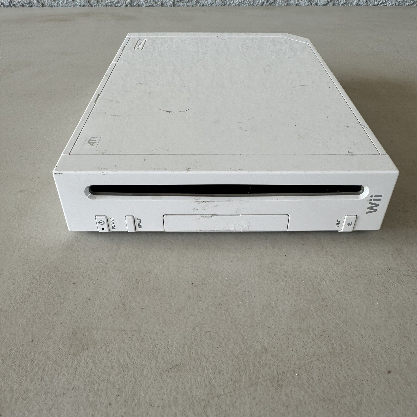 Nintendo Wii RVL-001 Console White Gamecube Cables Cord Sensor Bar Tested