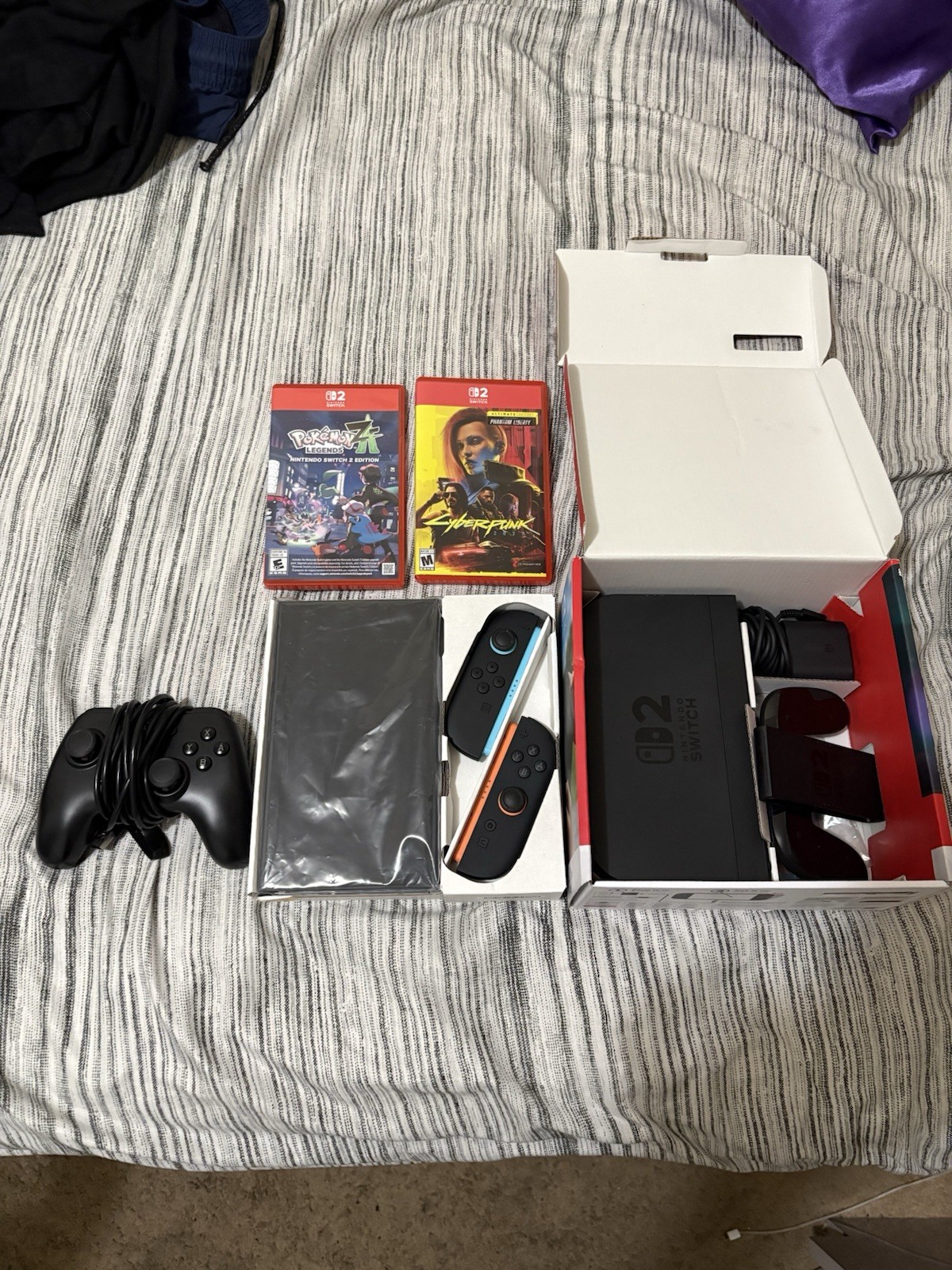 Nintendo Switch 2 With Extra Controller, Cyber Punk And Pokémon Legends Z-A