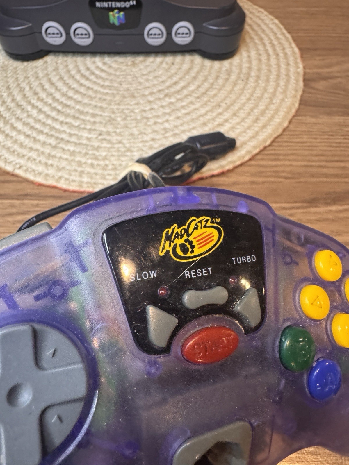 Nintendo 64 N64 Console With Controller , 2 Games, Jumper Pack Working Tested