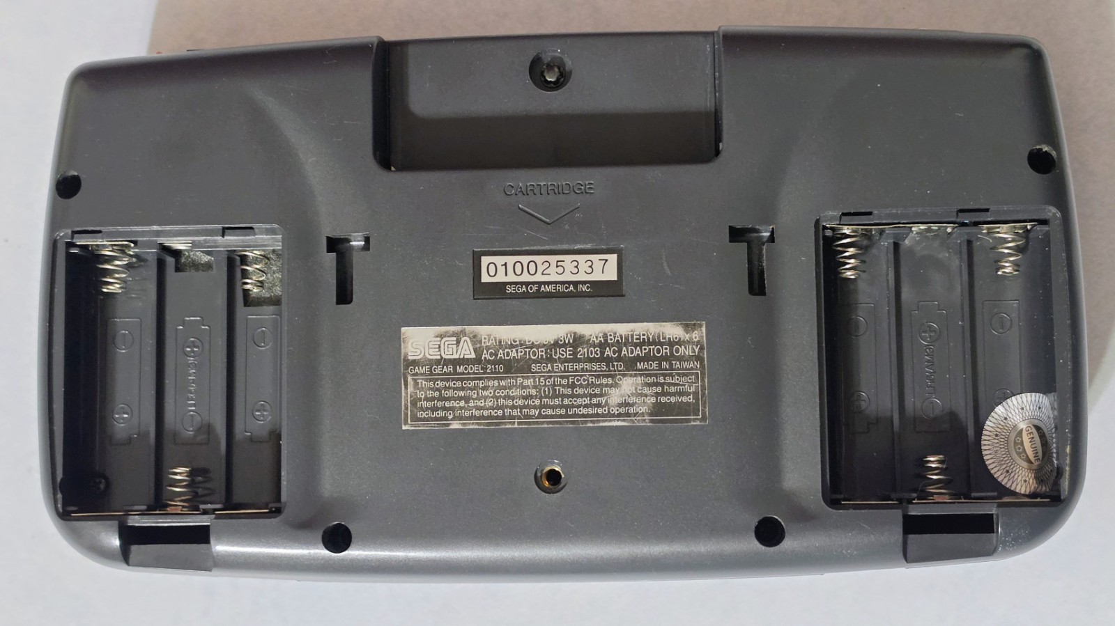Sega Game Gear Handheld Console – Recapped w/ Car Adapter