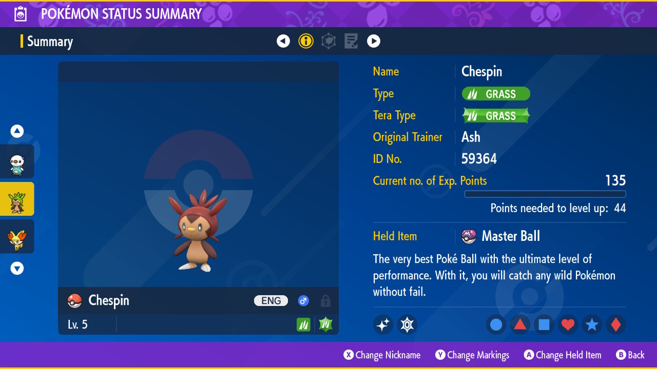 Pokemon Scarlet and Violet Starters 6IV ✨ Shiny ✨ & Non Shiny Battle Ready