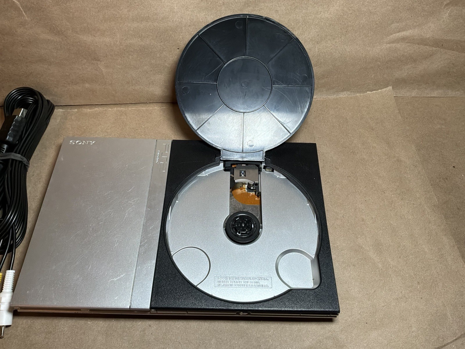 Sony PS2 PlayStation 2 Slim Silver Console Only SCPH-77001 | Tested