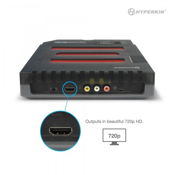 Black Retron3 N3 Game System HD, AV Version work with Sega Genesis NES SNES Game
