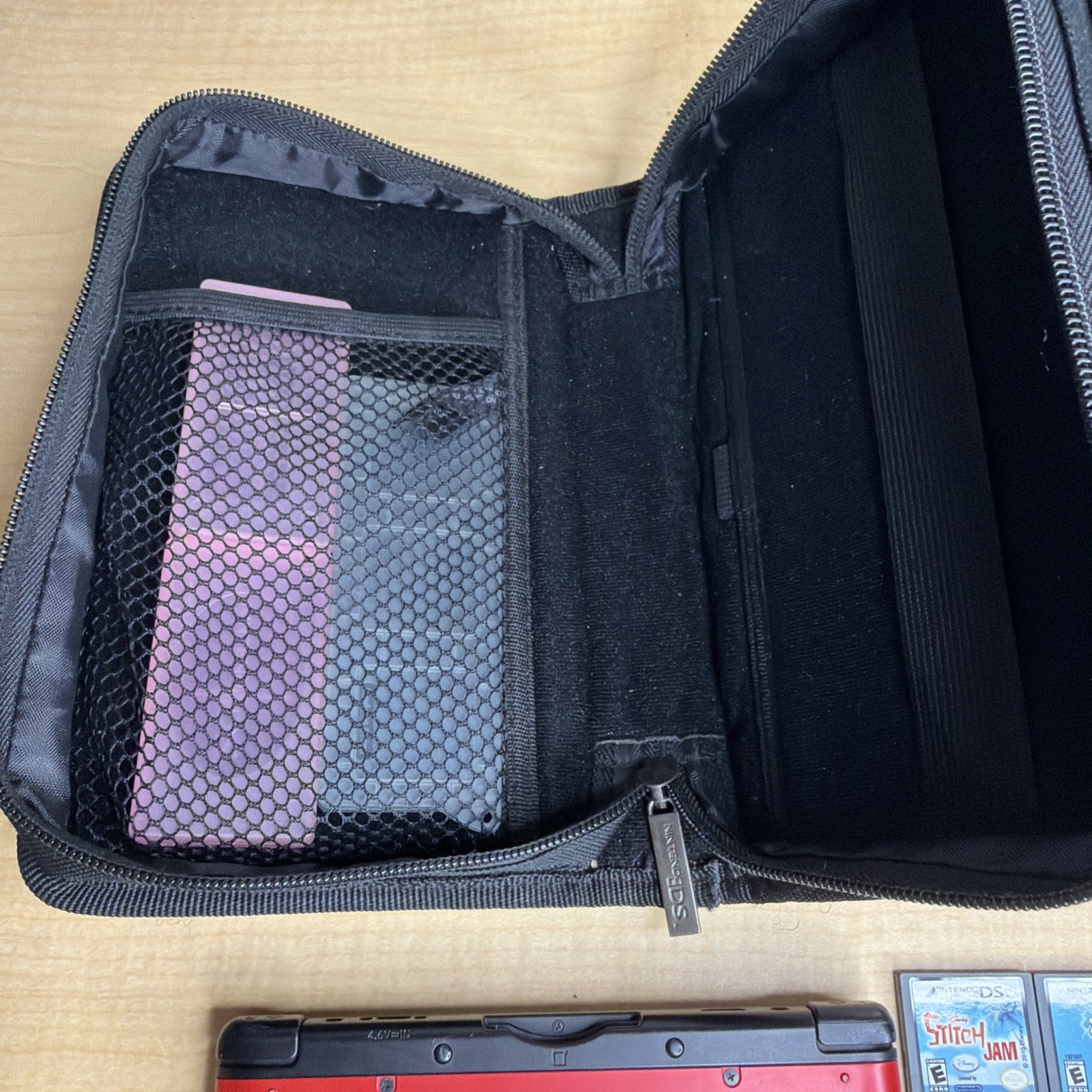 Nintendo 3DS XL Mario Bros 2 Edition Bundle with 15 DS Games + Charger , Case