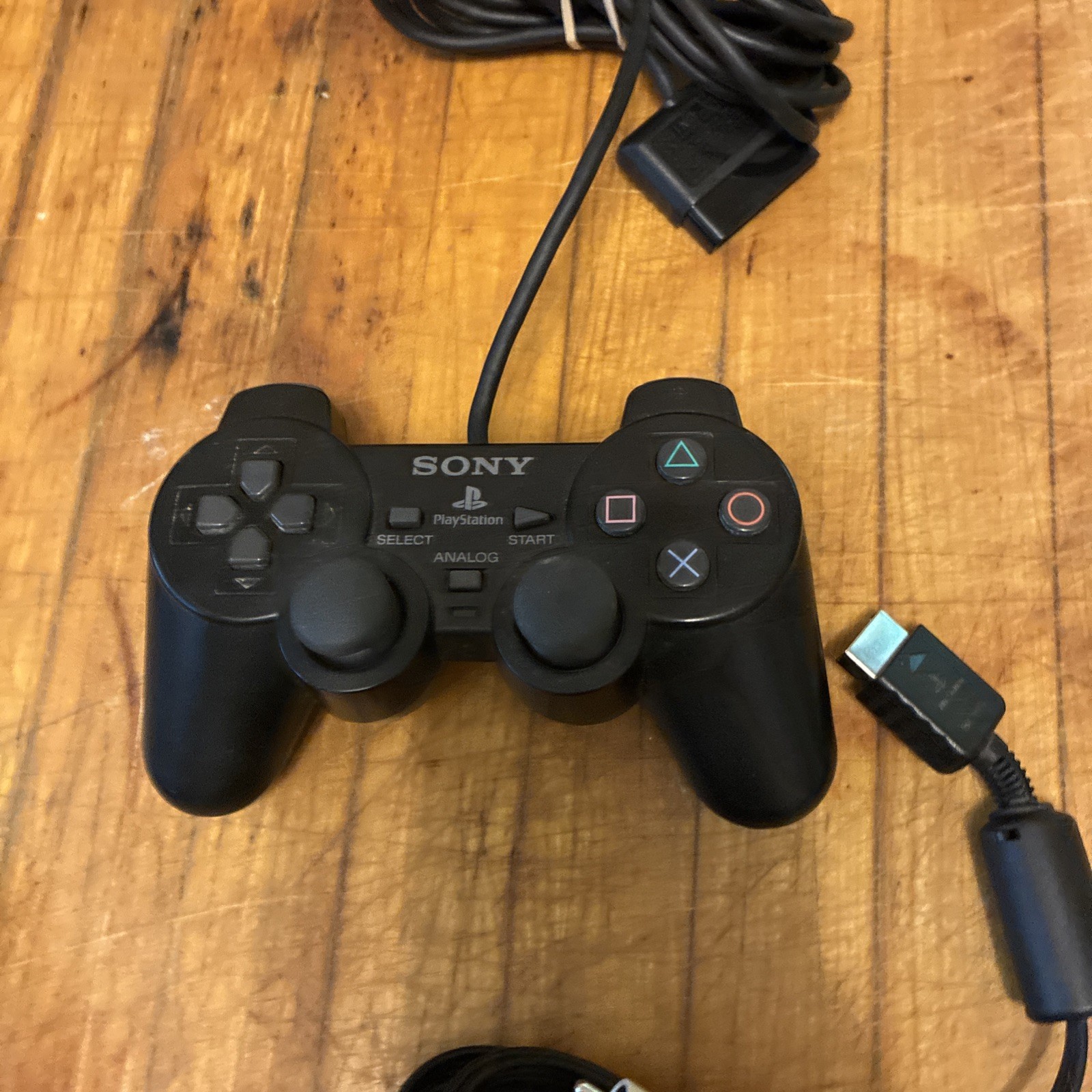Sony PS2 Slim Silver And Black Lot Tested, Working 2 Controllers 1 Power Cord