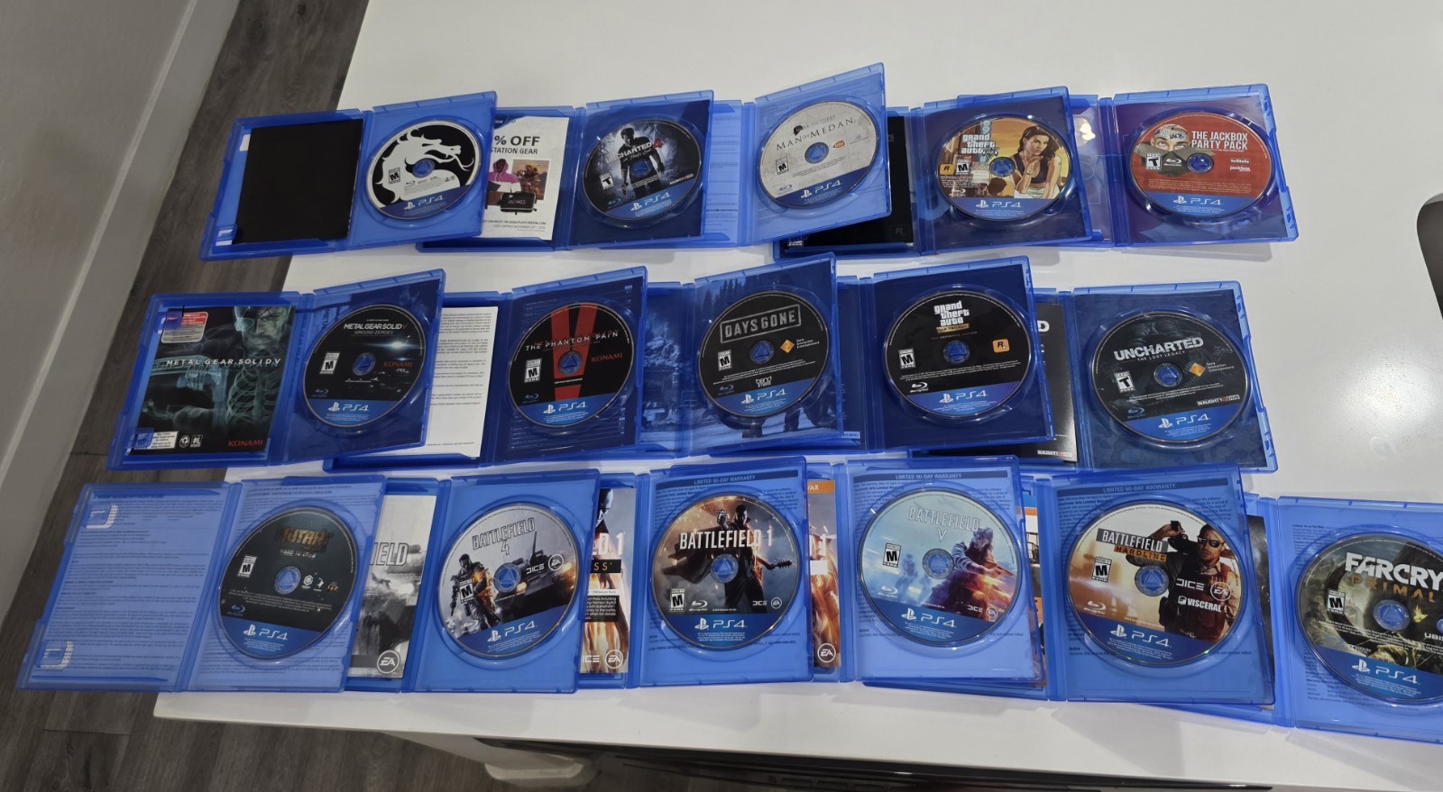 Sony PlayStation 4 PS4 Pro 1TB Black Console CUH-7015B Bundle 16 Games