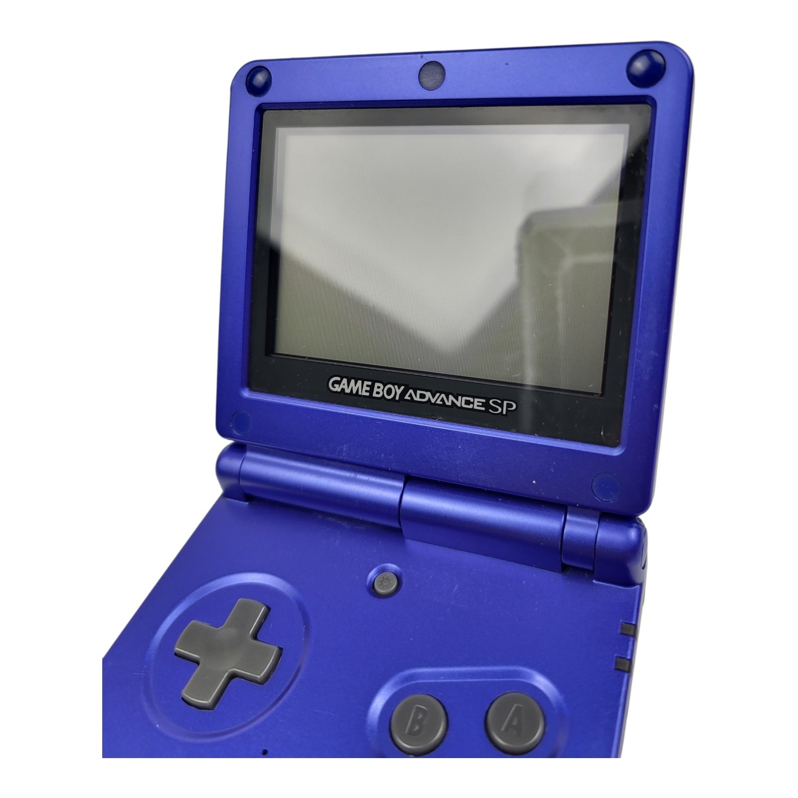 Cobalt Blue Nintendo Game Boy Advance SP AGS-001 Video Gaming Handheld Working