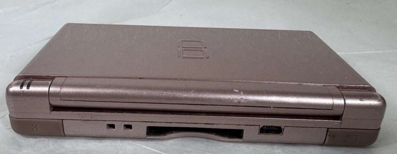 Nintendo DS Lite Metallic Rose Pink Charger GBA Dust Cover Stylus