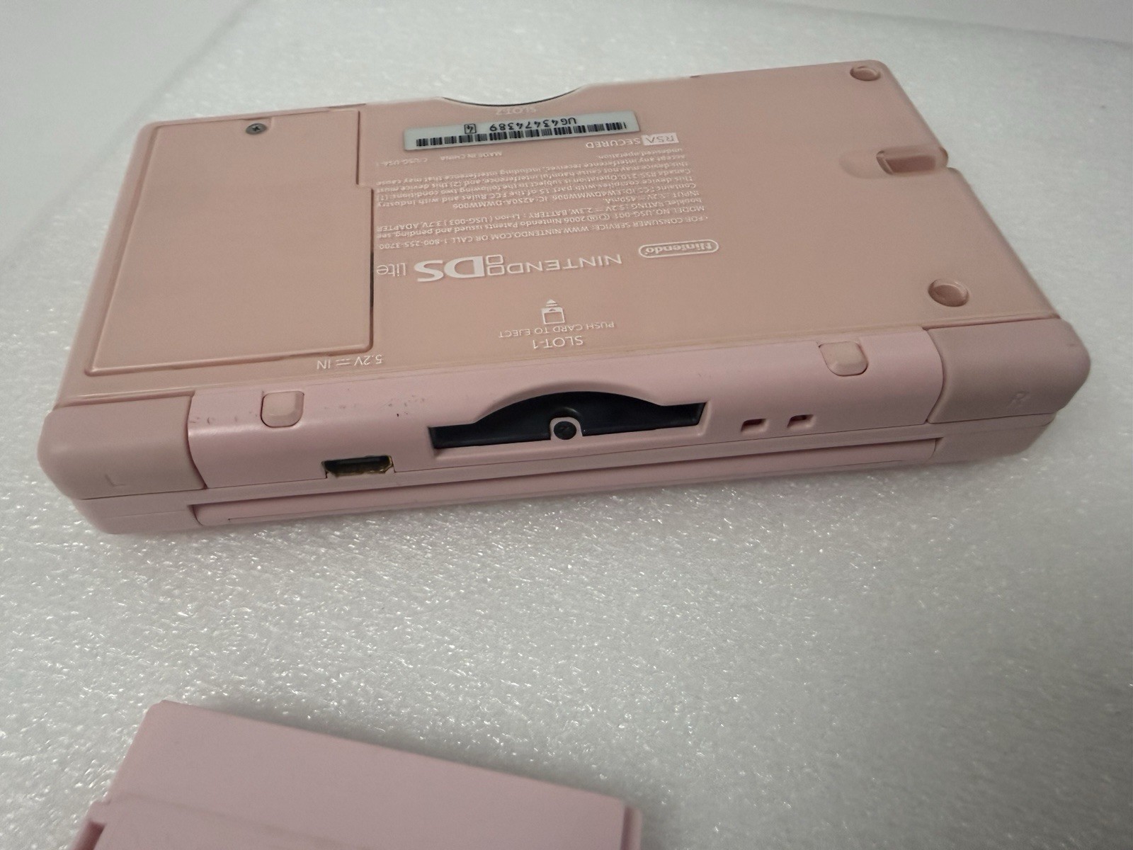 Nintendo DS Lite Console USG-001 w/charger – Coral Pink – GBA GOOD CLEAN TESTED
