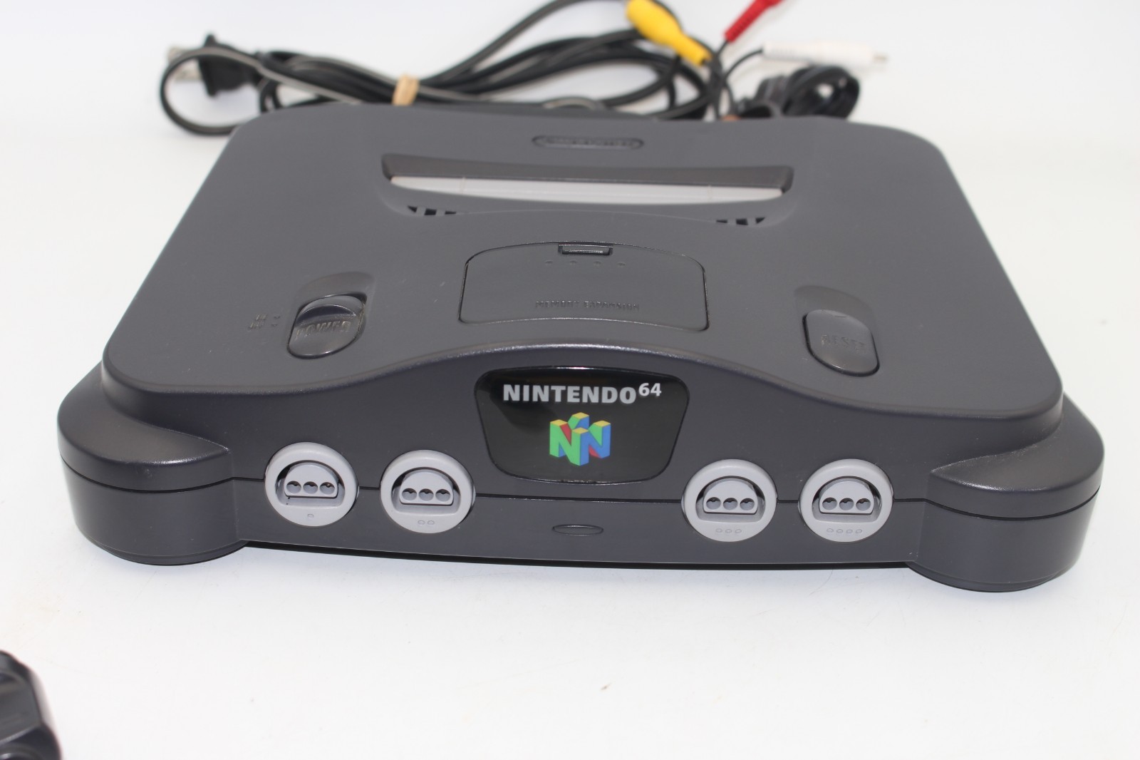Nintendo 64 Gray Console NUS-001(USA) NTSC-U/C w/ Controller & Cables Tested