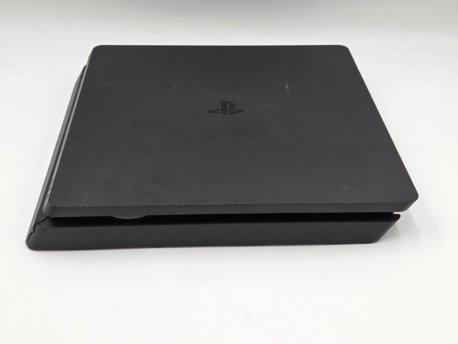 Sony PS4 Slim 1TB Black Console (CUH-2215B) DualShock 4 Controller, Cables Read!