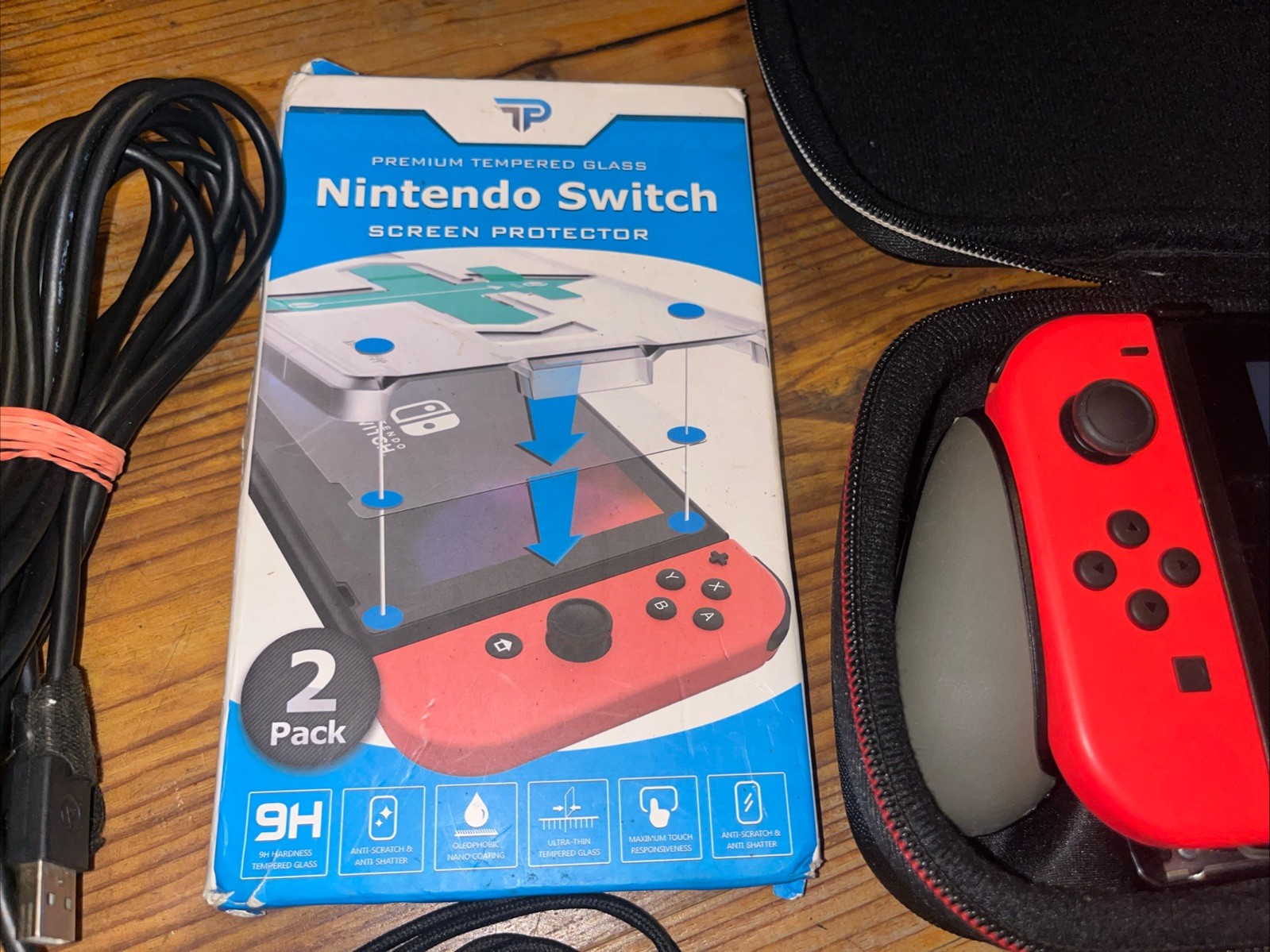 Nintendo Switch v1 Video Game Console HAC-001 Bundle Accessories Games + More