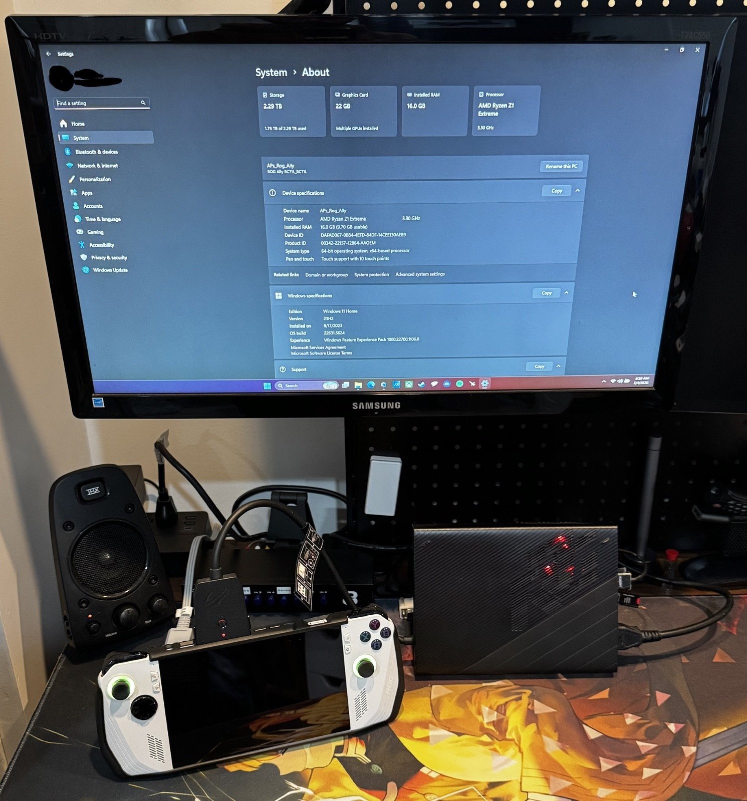 ASUS ROG Ally 2TB SSD + XG Mobile RTX 3080 eGPU Bundle Complete w/ Boxes