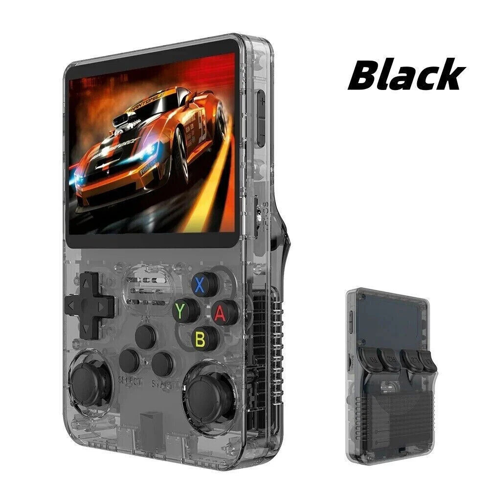64GB, R36S Retro Handheld Video Game Console 20000 Games 3.5 Inch IPS Scree