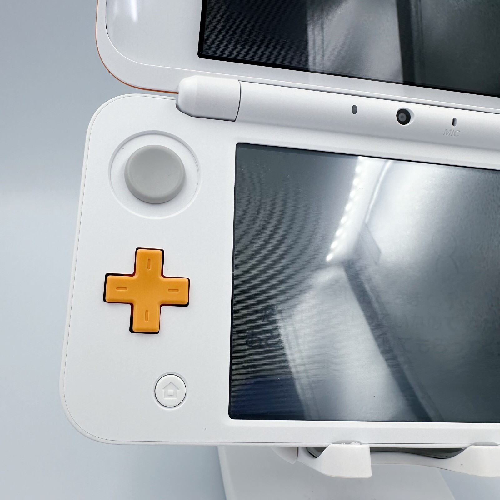 New Nintendo 2DS XL LL White Orange Console Stylus Working Tested Japanese ver
