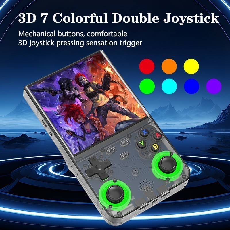 R36 Ultra Retro Handheld Game Console 4 Inch Open-Source Linux System 64GB-128GB