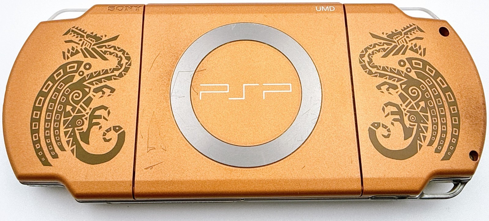 Sony PSP-2000 Monster Hunter Bronze Limited Edition Console Rare – Very Good