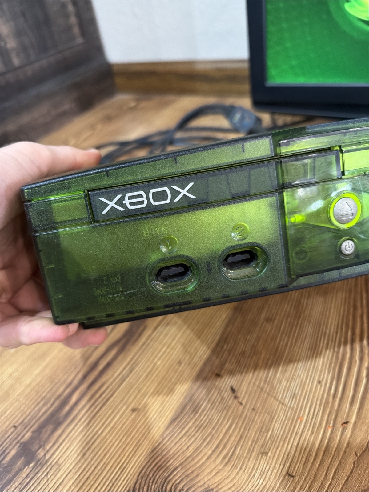 Microsoft Original Xbox Halo Special Edition Console Green Bundle Tested Works!1