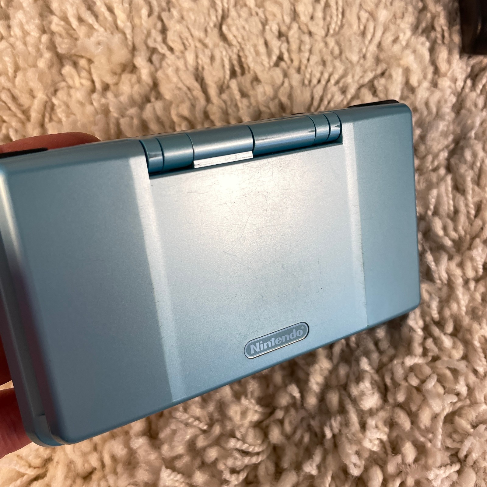 Nintendo DS Original OG Turqoise Blue Handheld Console NTR-001 Tested