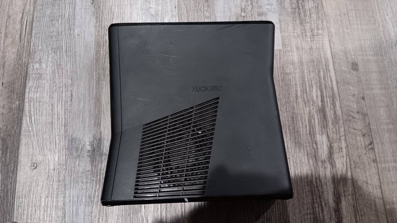 Microsoft Xbox 360 S Slim Black Matte Console 500GB Hard Drive HDD TESTED WORKS