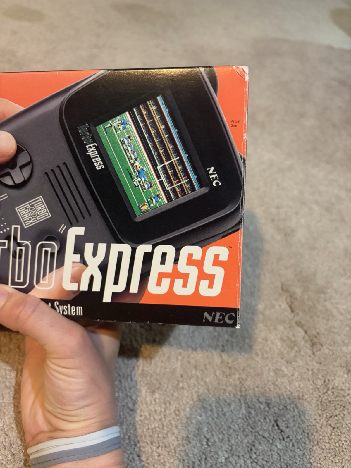 NEC Turbo Express Handheld Console In Box Tested/Works Turbografx 16 Grafx MINT
