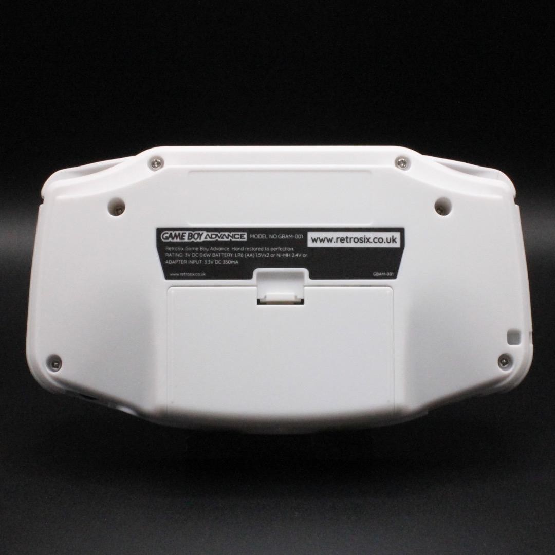Nintendo Game Boy Advance IPS V5 White Chrome Purple Custom Console GBA Japan