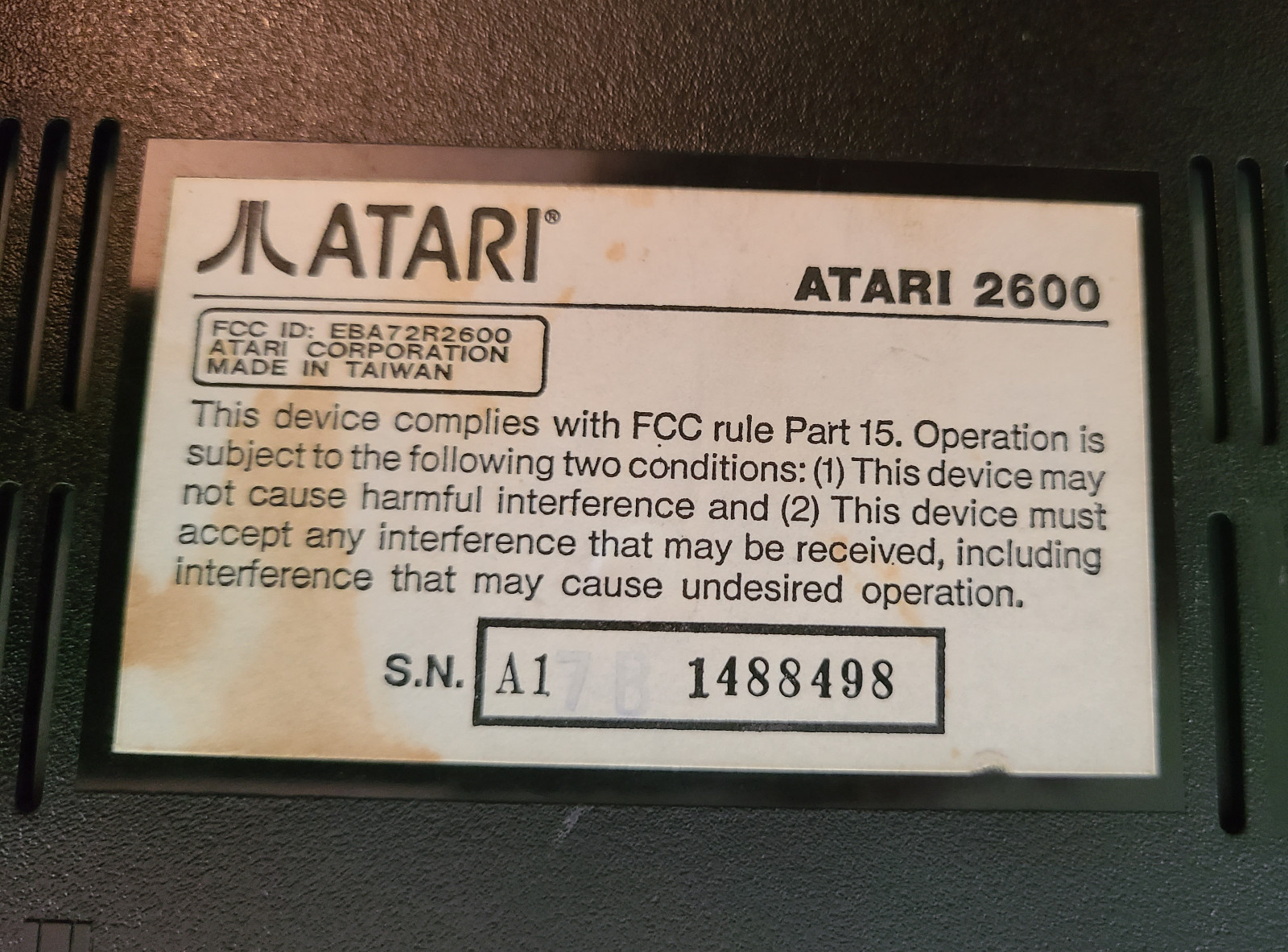 Atari 2600 Jr. 1986 Home Console with games and controllers