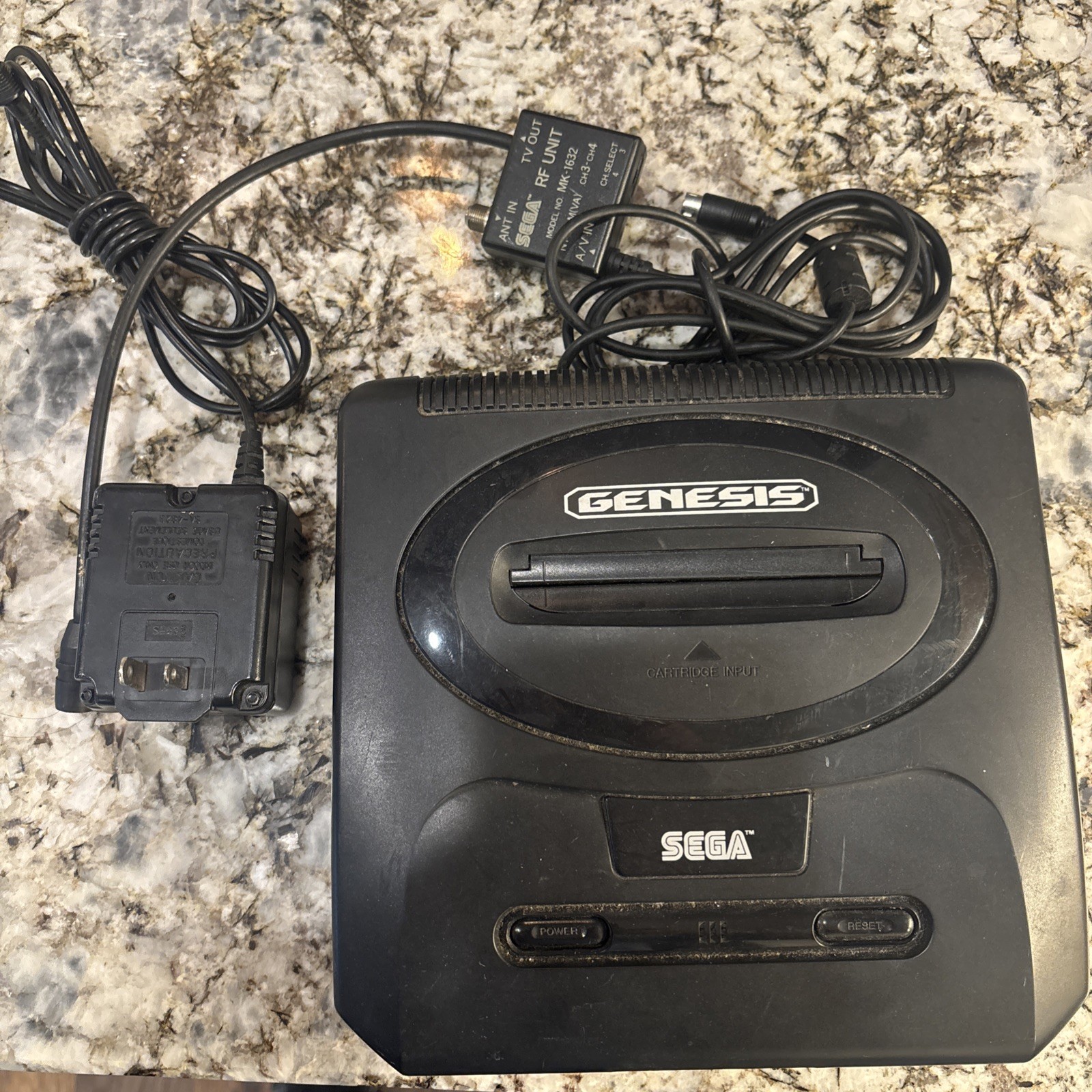 Sega Genesis II 1MK-1631 Home Console Black