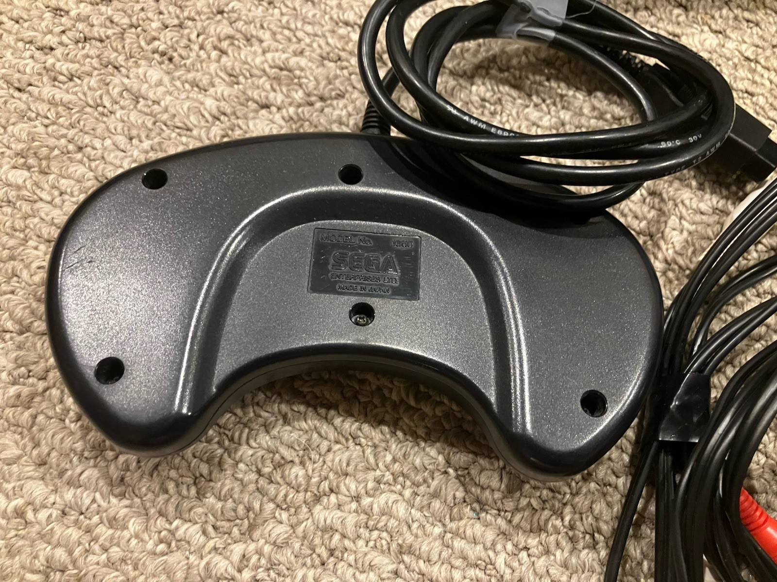 Sega Gensis Console 1 Two Controllers & Mortal Kombat Game Tested & Working