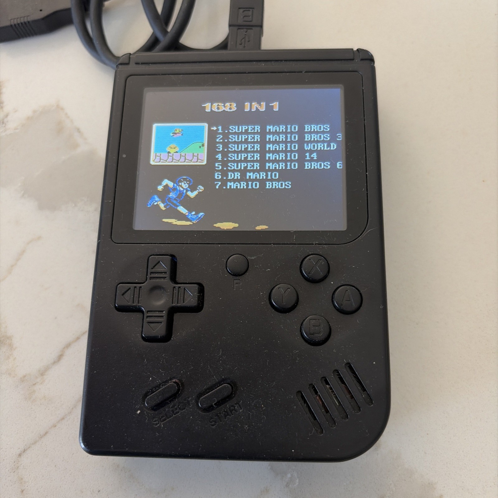 Retro FC Plus 168-in-1 Handheld Console w/ Charging Cable TESTED & WORKS GREAT!