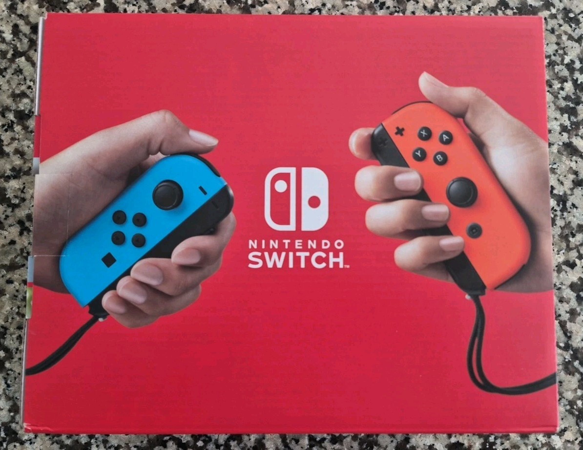 Nintendo Switch with Blue & Red Joy-Con Brand New Never Opened