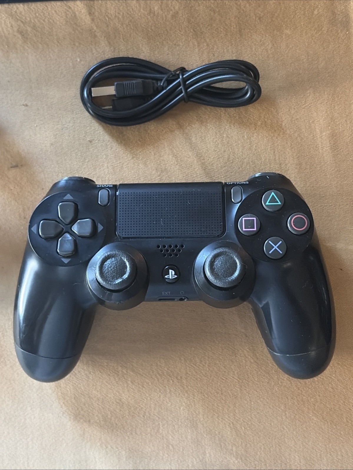 PlayStation 4 Slim PS4 1TB Black Console CUH-2215B v13.50 w/Cords Controller(6