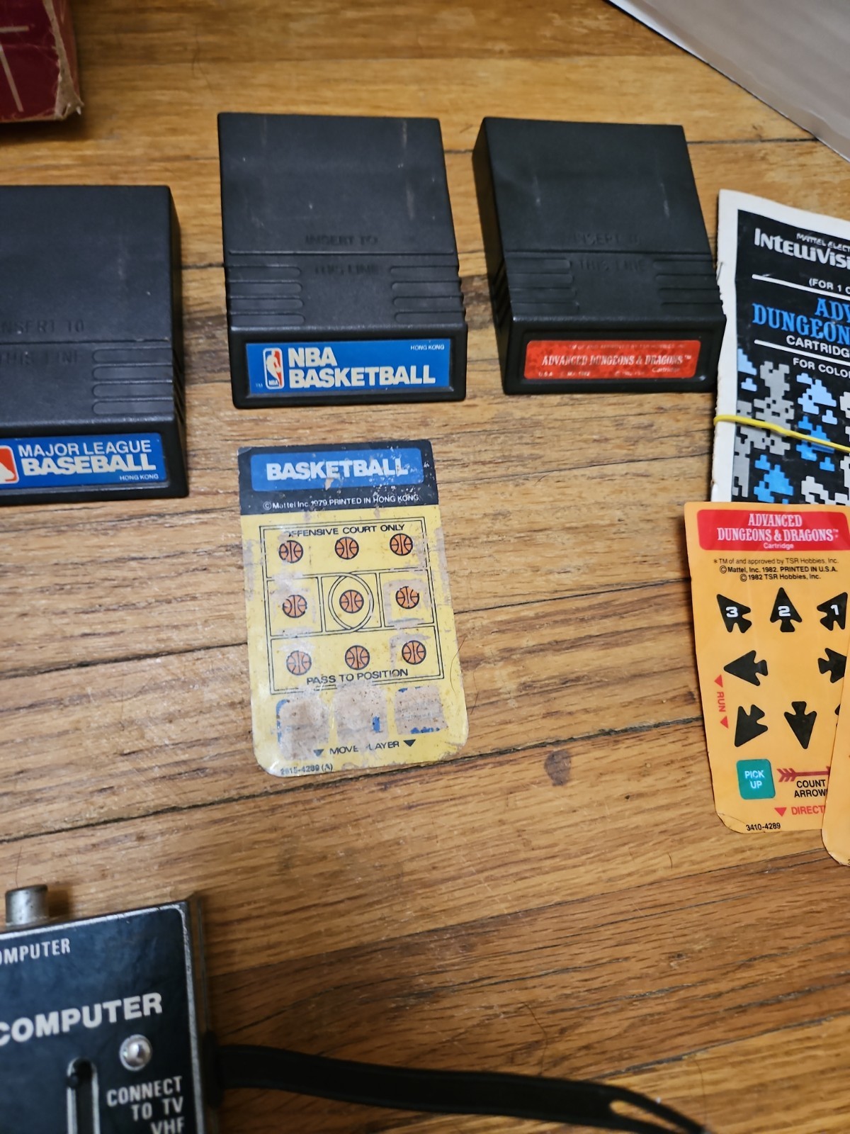 Mattel Electronics Intellivision II Console Master Component In Box With 6 Games