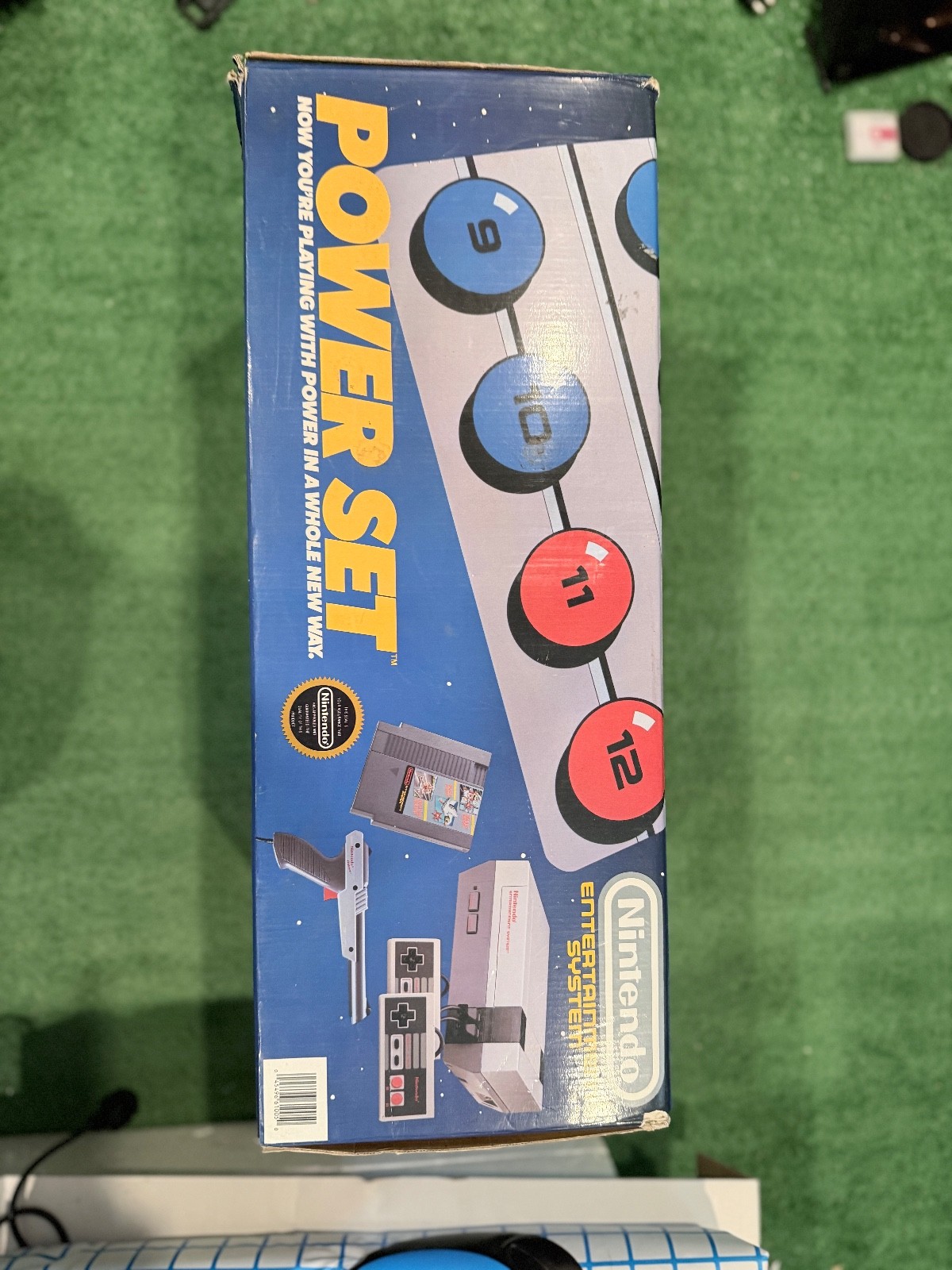 Vintage Nintendo NES Power Set Console Original Box Complete Works