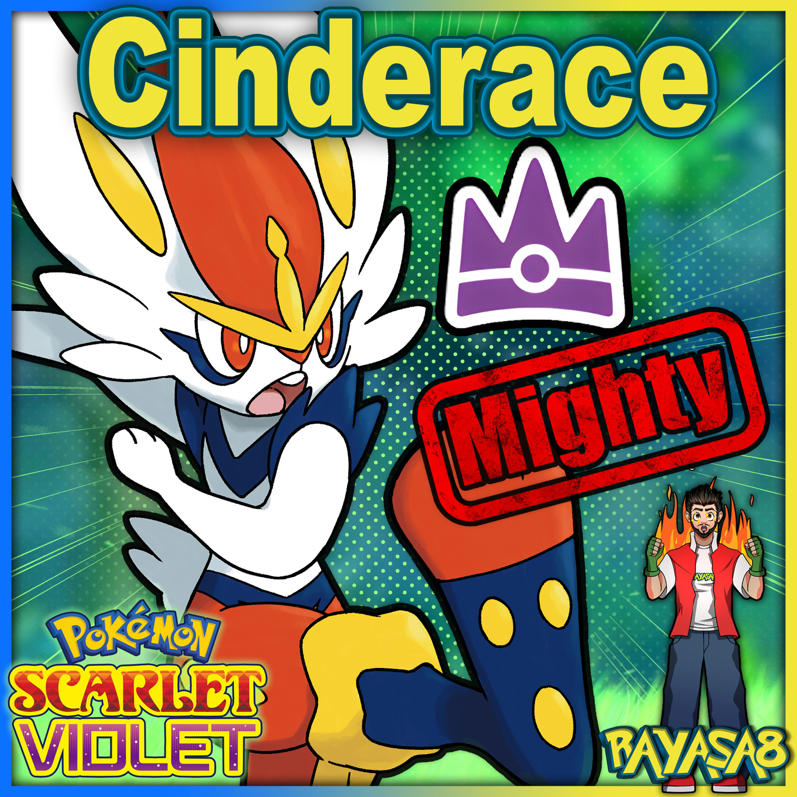 Pokemon Violet Cinderace Event 6IV Traind Best Stats Event Scarlet Home🌟