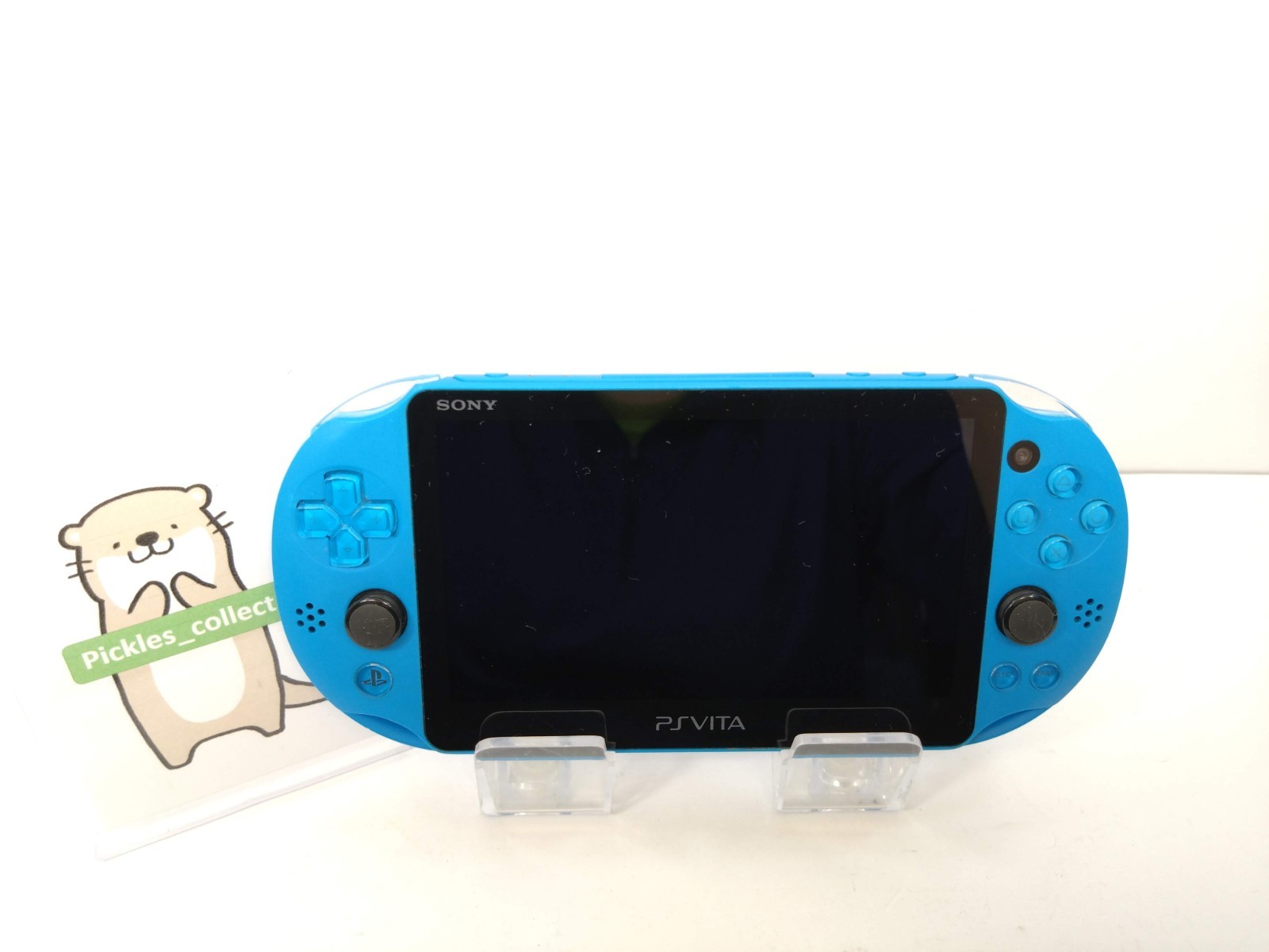 Sony PS Vita Aqua Blue PCH-2000 ZA23 Console only Wi-Fi PSV Slim Tested 0603E