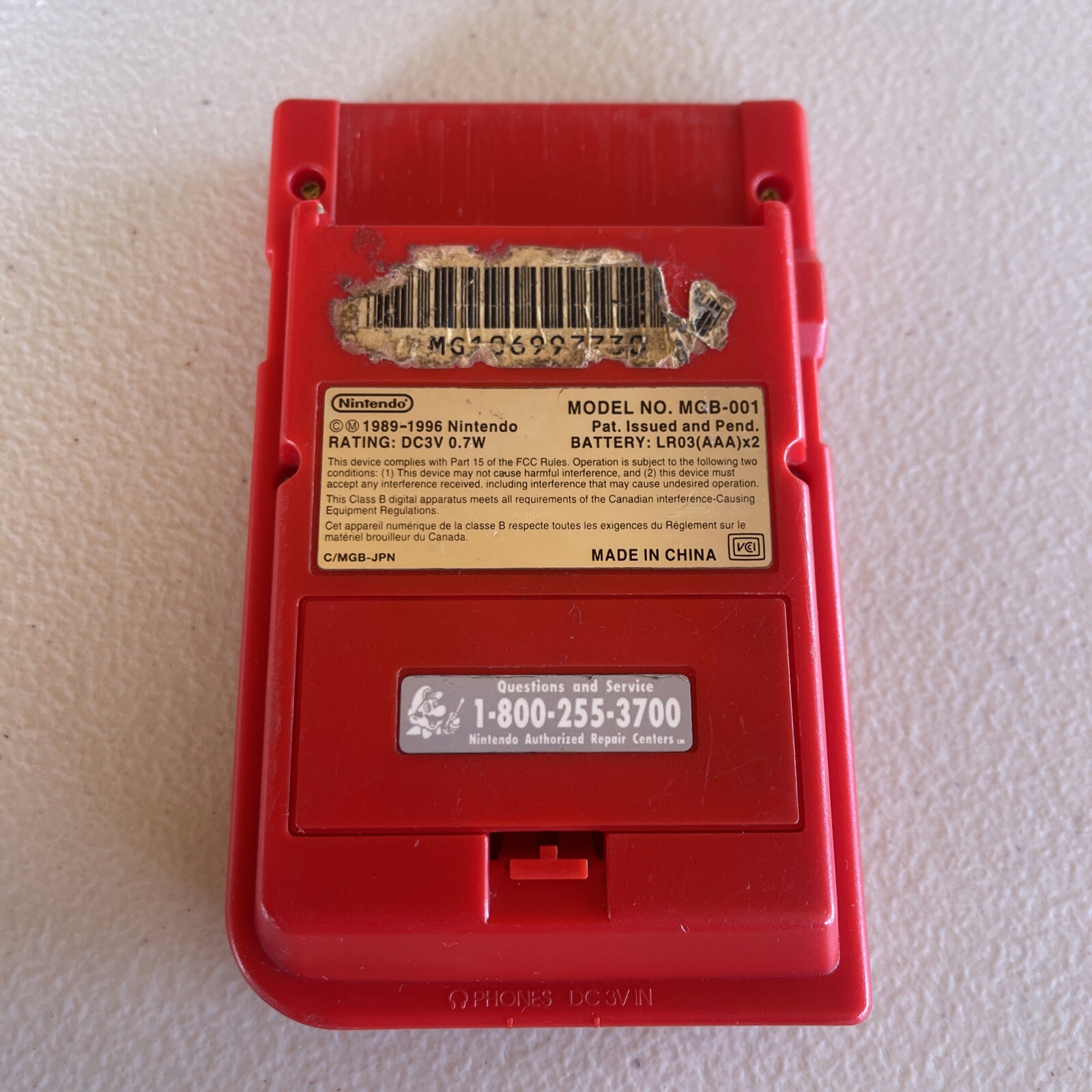 Nintendo Game Boy Pocket – Red works perfect no issues. super mario land pac man