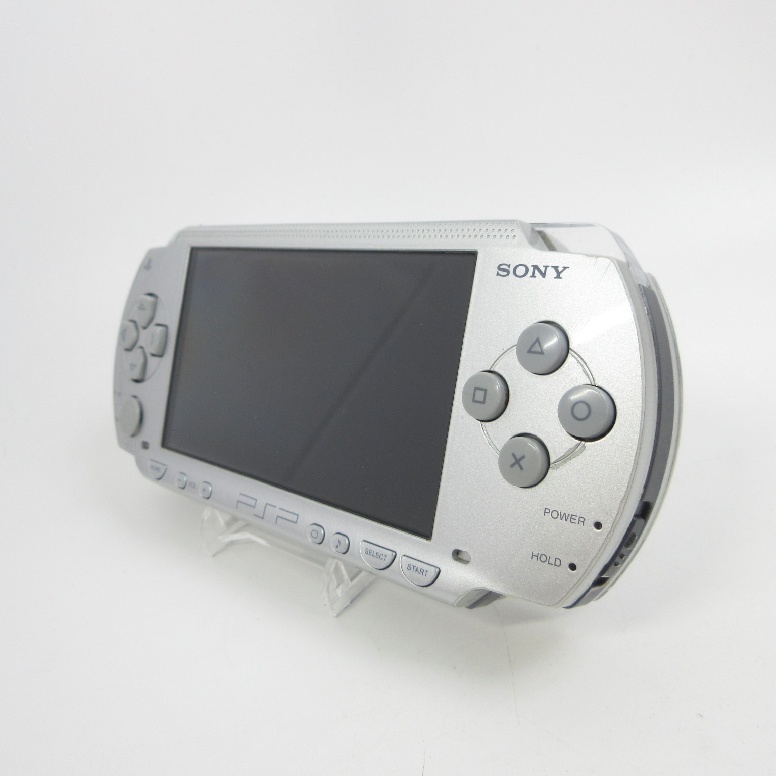 【Excellent】Sony PSP-1000 Silver Console Only No Battery Japan Ver. #RET08/0603/0