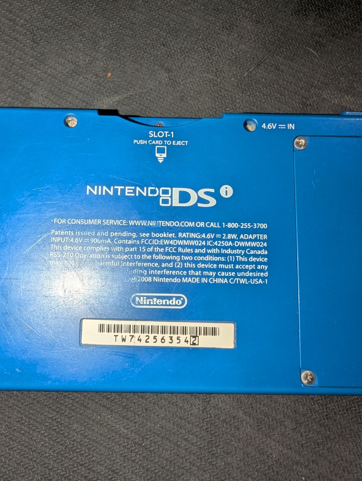 nintendo dsi blue console Read The Description