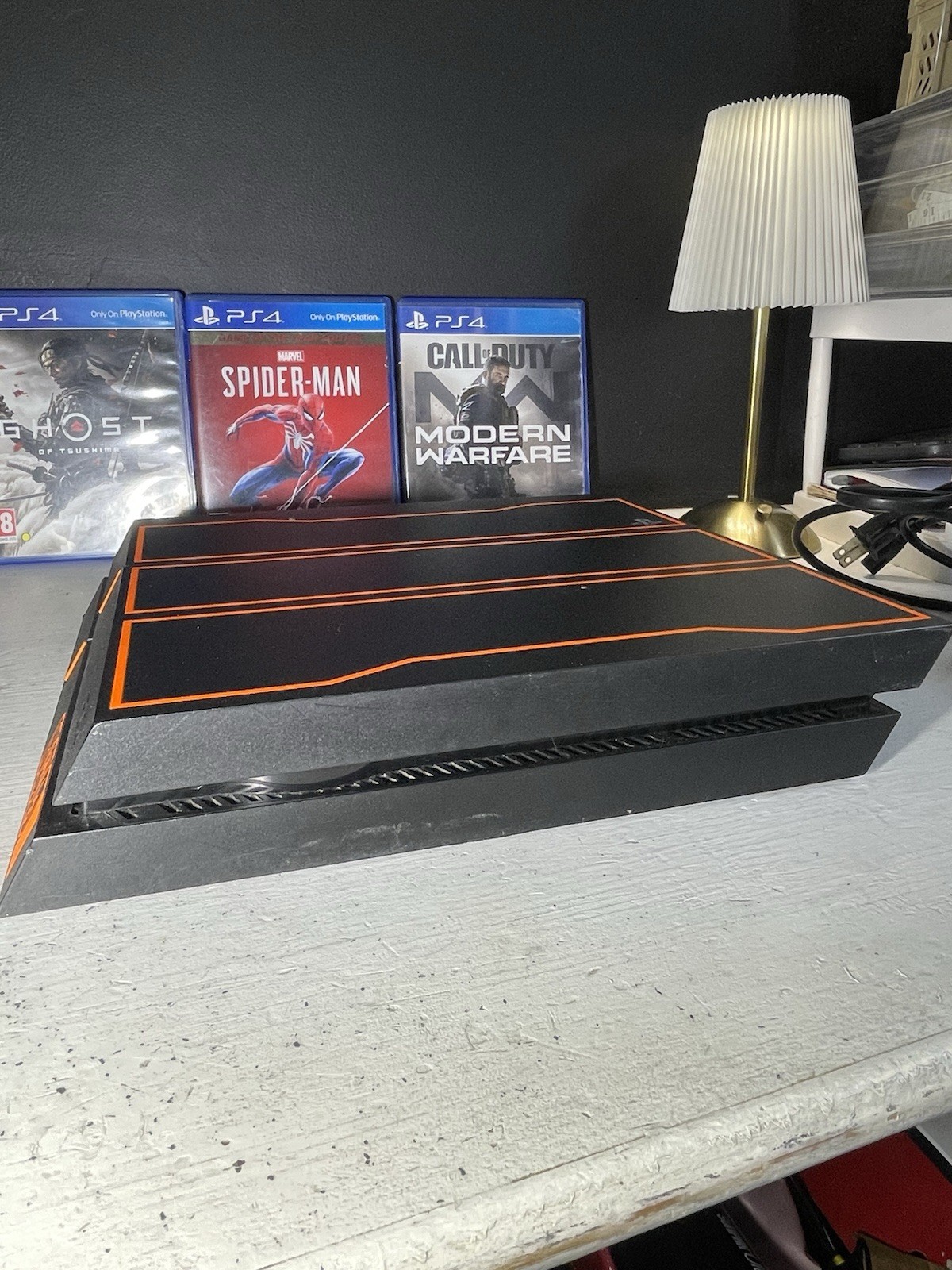 Sony PlayStation 4 Black Ops 3 Edition Console w 2 Controllers, charger, 3 Games