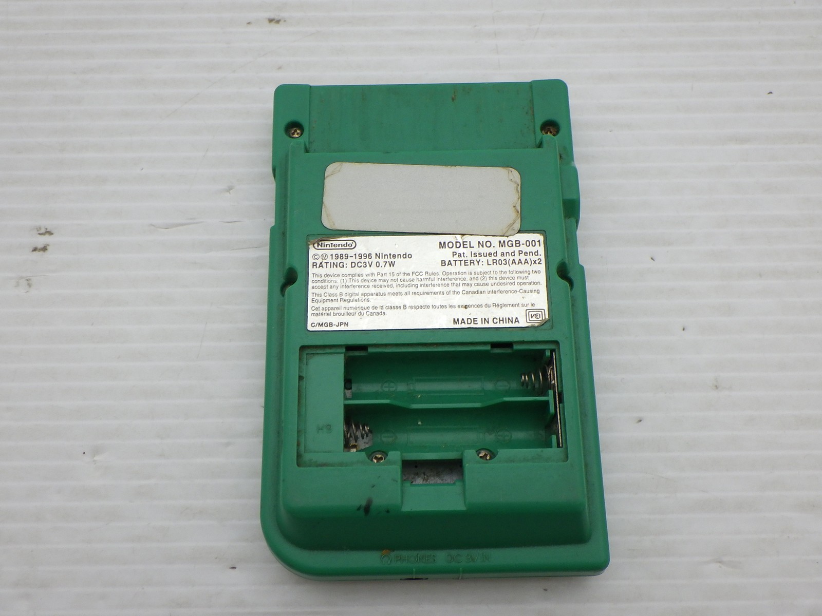 AS IS-Game Boy Pocket Console (MGB-001 / Green) GameBoy JP GAME. 9000025565691